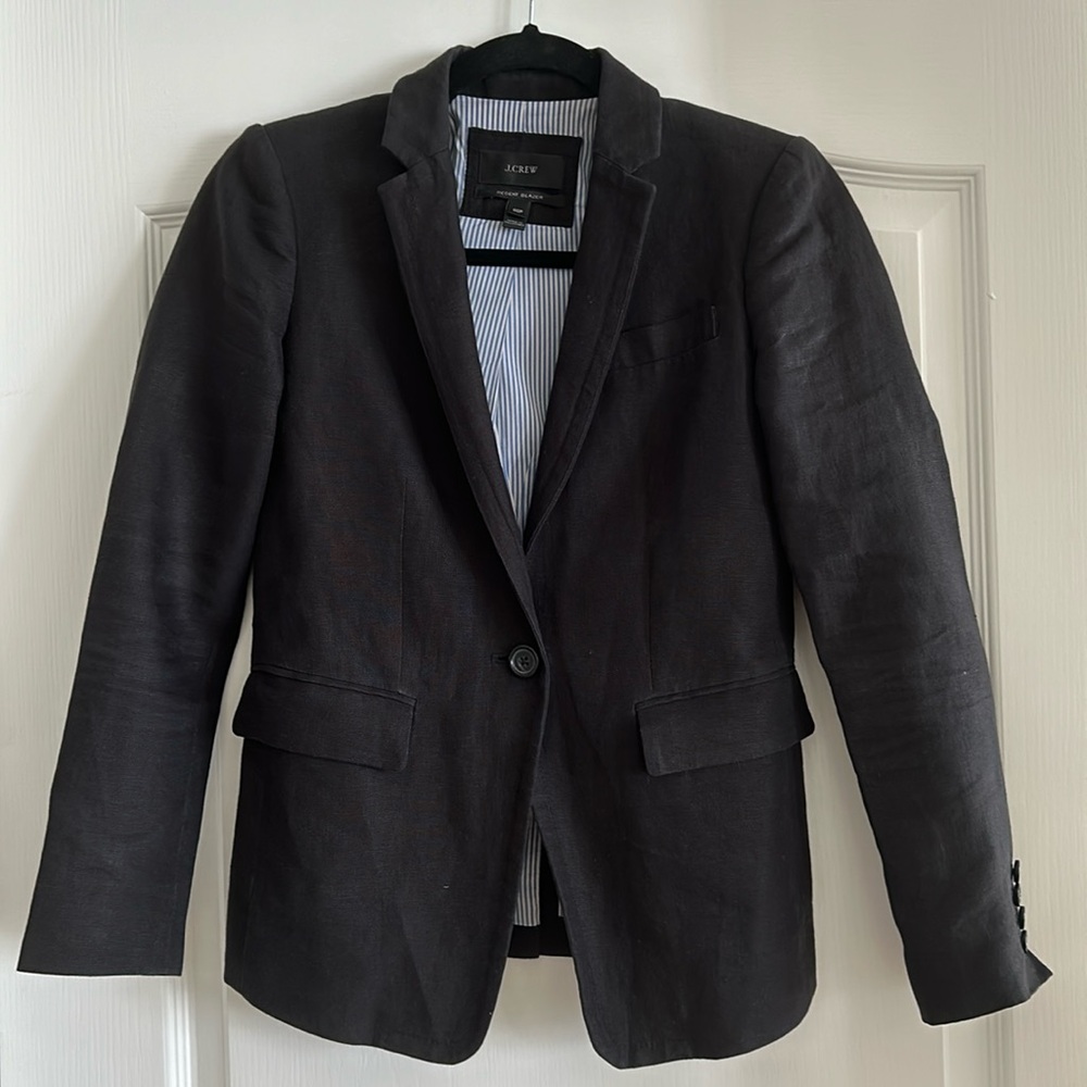 J.Crew Linen Regent Blazer